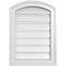 Ekena Millwork Arch Top Surface Mount PVC Gable Vent: Non-Functional, w/2"W x 1-1/2"P Brickmould Frame, 16"W x 20"H GVPAR16X2002SN - alternate 1